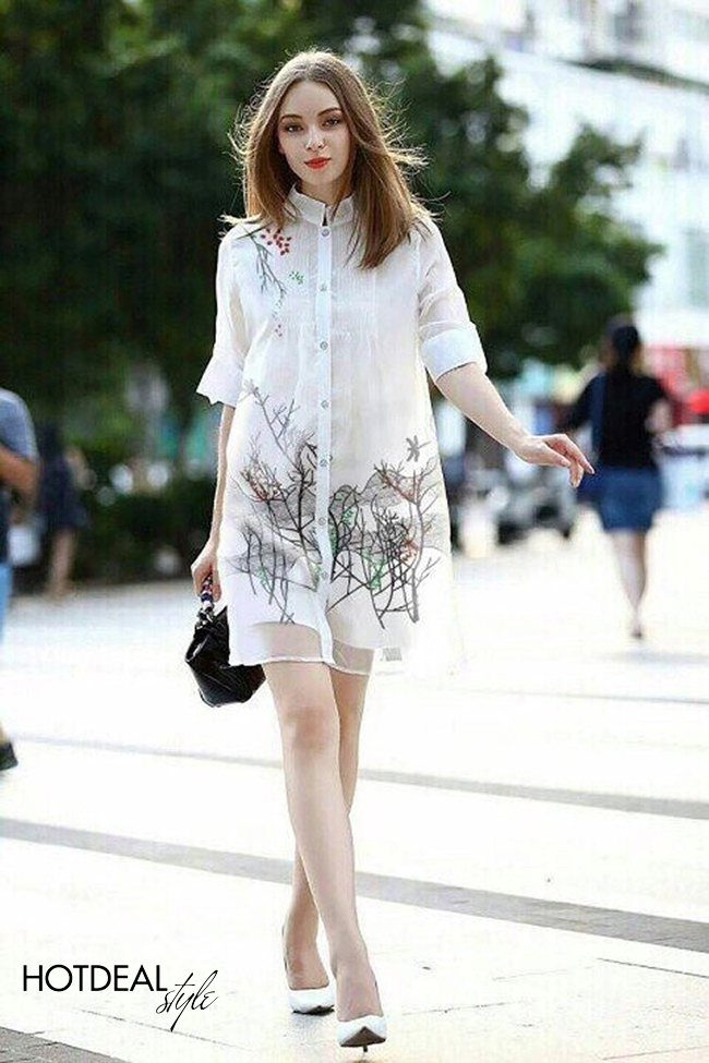 Đầm sơ mi - Dễ mặc, dễ đẹp cho mọi lịch trình Đầm sơ mi - Dễ mặc, dễ đẹp cho mọi lịch trình