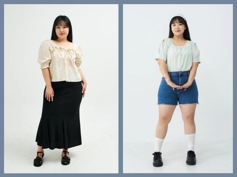 Cách phối đồ cho người béo bụng - Quần, váy và đầm giúp nâng eo, thả bụng Cách phối đồ cho người béo bụng - Quần, váy và đầm giúp nâng eo, thả bụng