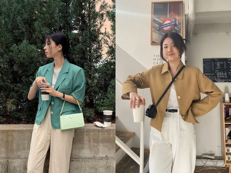 Cách mặc vest nữ không bị già - Ưu tiên màu và chất liệu “trẻ hóa” Cách mặc vest nữ không bị già - Ưu tiên màu và chất liệu “trẻ hóa”