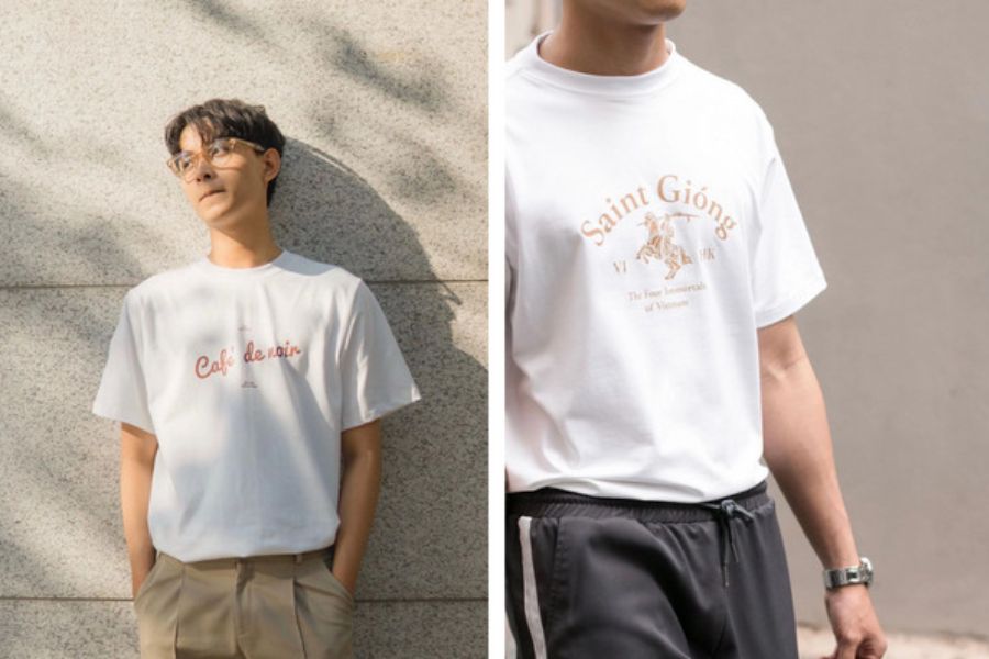 Áo phông - Màu sắc và họa tiết: càng “dễ phối” càng mặc lâu