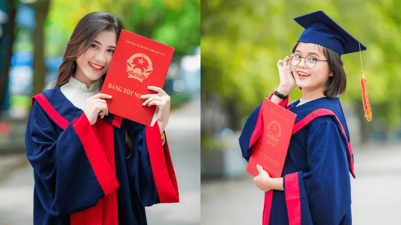 Áo cử nhân - Áo cử nhân: chọn form, size và chất liệu dễ mặc