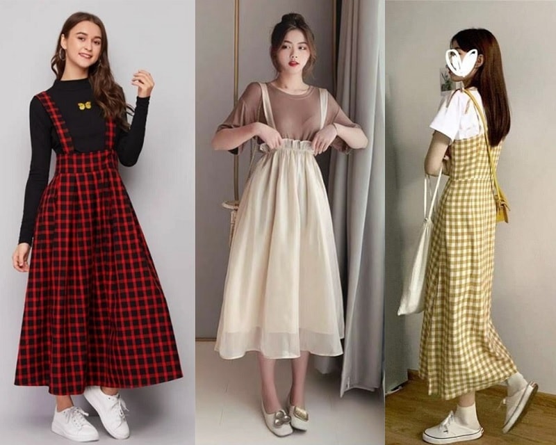 Váy yếm - Top 1: Denim basic – mặc là có chất Váy yếm - Top 1: Denim basic – mặc là có chất