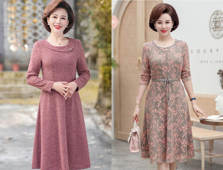 Đầm trung niên - Màu sắc, hoạ tiết: tối giản mà “có gu” Đầm trung niên - Màu sắc, hoạ tiết: tối giản mà “có gu”