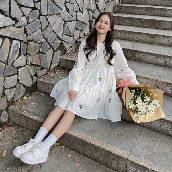 Váy baby doll - Tầng bèo (tiered): bồng bềnh chuẩn vibe du lịch Váy baby doll - Tầng bèo (tiered): bồng bềnh chuẩn vibe du lịch