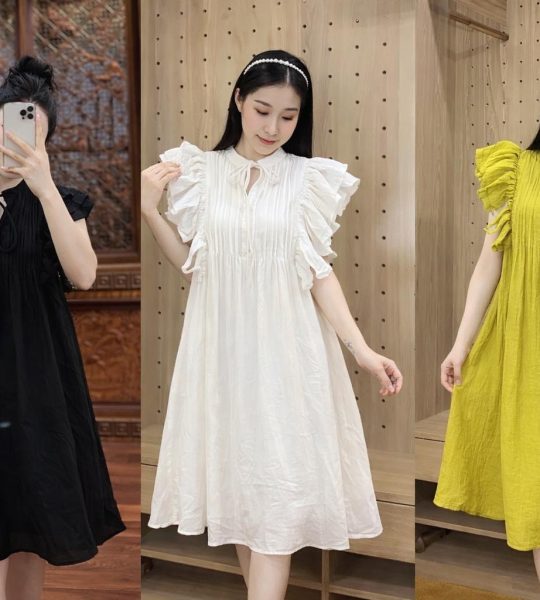 Váy bầu - Chất liệu: mát, mềm, ít nhăn là điểm 10 Váy bầu - Chất liệu: mát, mềm, ít nhăn là điểm 10