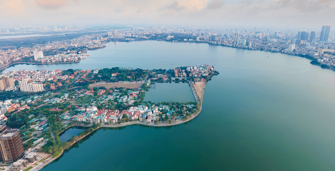 Hồ Tây - Địa thế, đường vòng và nhịp di chuyển Hồ Tây - Địa thế, đường vòng và nhịp di chuyển