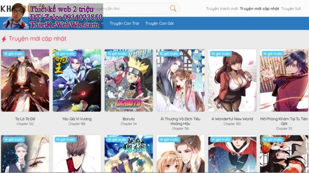 Goctruyentranh - Thể loại, cập nhật và mức độ đa dạng