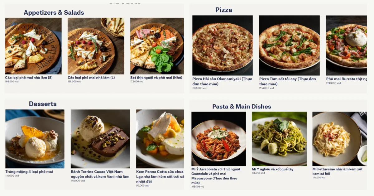 Pizza 4p - Phô mai là điểm nhận diện của thương hiệu