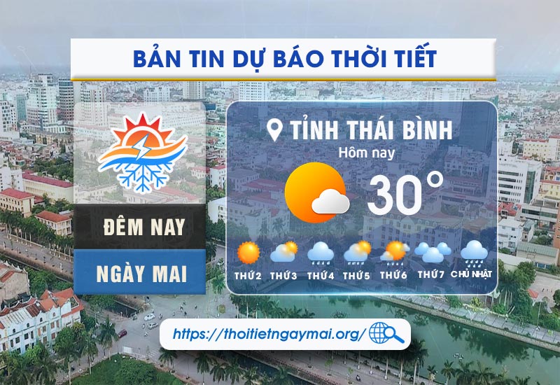 Thời tiết Thái Bình - Mưa, dông và “khung giờ an toàn” cho việc đi lại Thời tiết Thái Bình - Mưa, dông và “khung giờ an toàn” cho việc đi lại