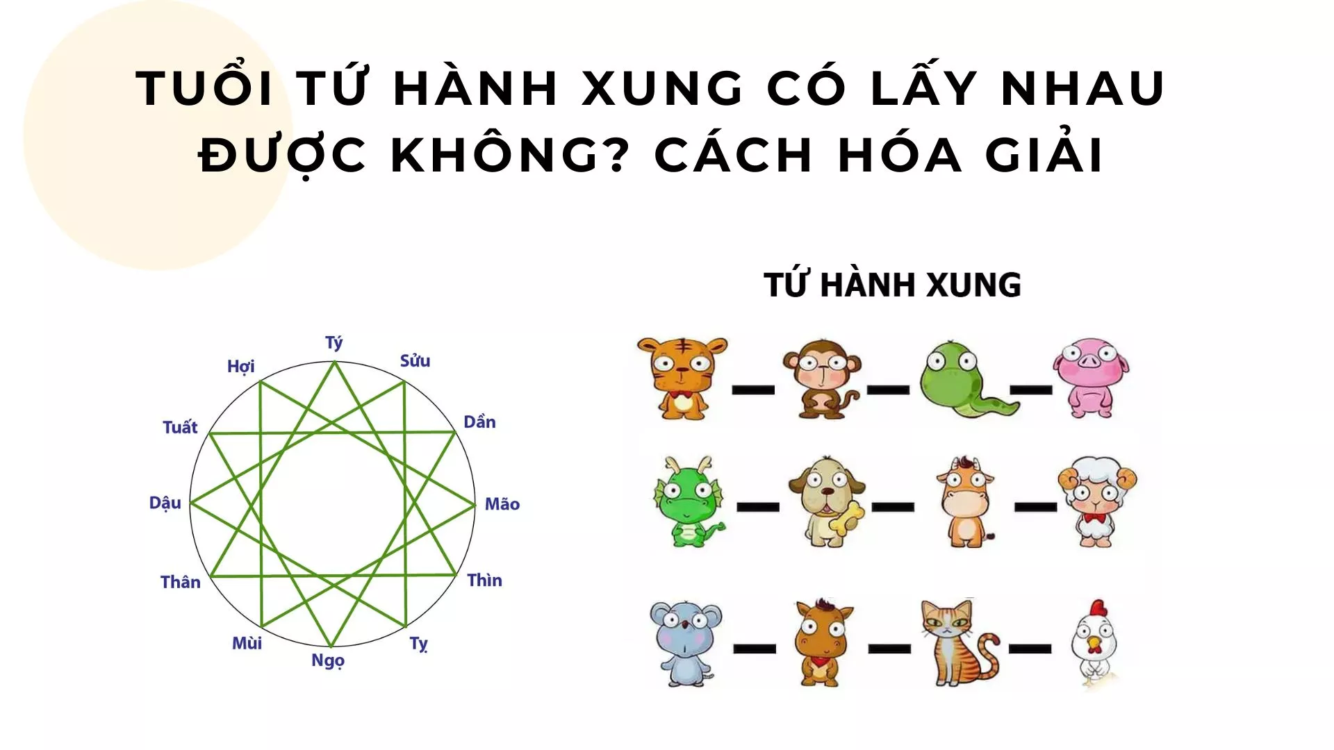 Tứ hành xung là gì - Khái niệm cơ bản dễ hiểu Tứ hành xung là gì - Khái niệm cơ bản dễ hiểu