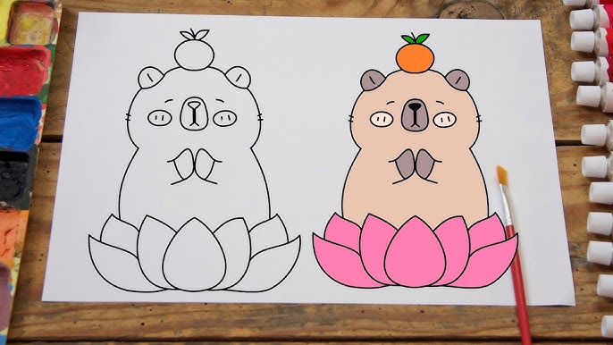 Tô màu capybara - Giúp đầu óc chậm lại sau thời gian làm việc Tô màu capybara - Giúp đầu óc chậm lại sau thời gian làm việc