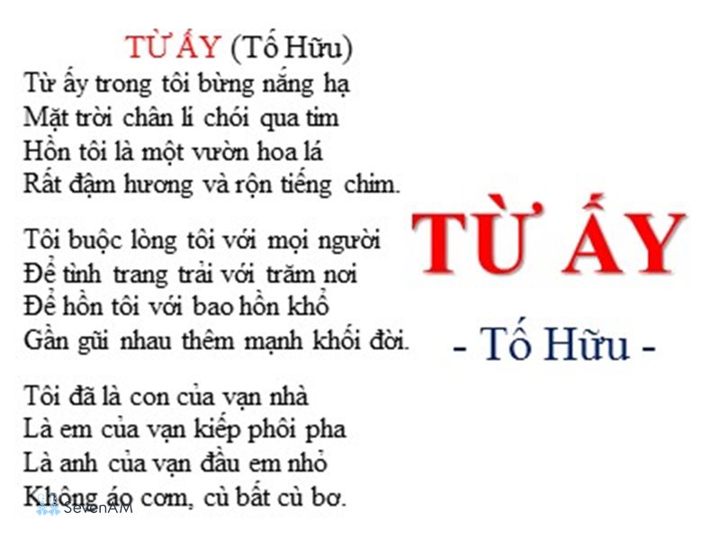 Từ ấy - Niềm vui khi bắt gặp lý tưởng