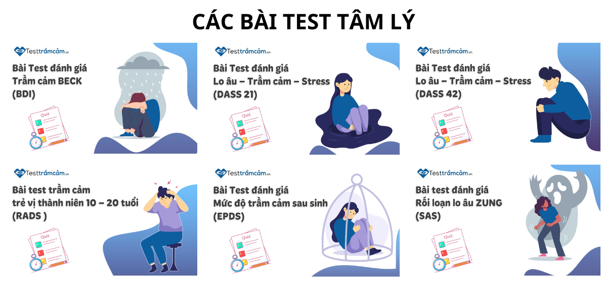 Bài test trầm cảm - BDI-II và bài kiểm tra online ngắn