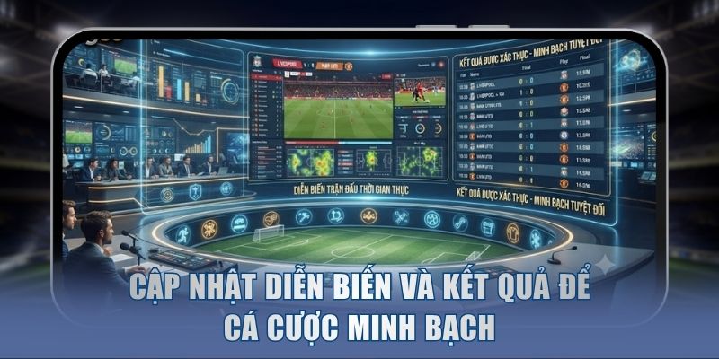Cập nhật diễn biến và kết quả để cá cược minh bạch