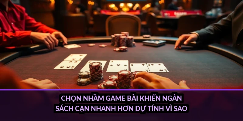 Chọn nhầm game bài Rikvip khiến ngân sách cạn nhanh hơn dự tính - vì sao