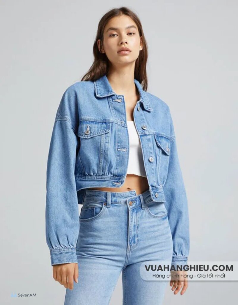 Áo khoác jean nữ - Ba phom và cách phối đổi theo phom Áo khoác jean nữ - Ba phom và cách phối đổi theo phom