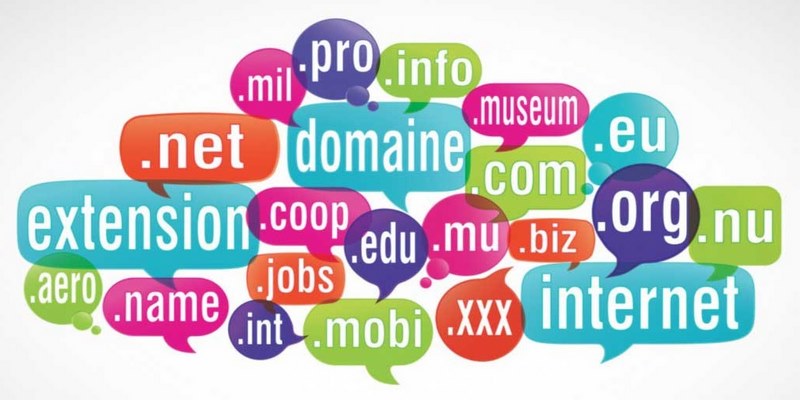 Các đuôi tên miền quốc tế được sử dụng rộng rãi
