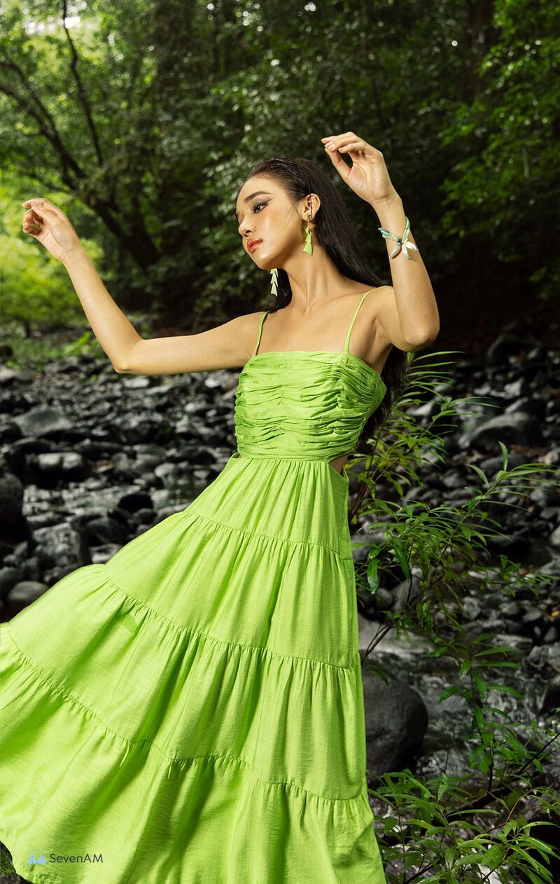 Đầm hai dây - Dáng cotton và đũi ngắn: đi biển và đi chơi Đầm hai dây - Dáng cotton và đũi ngắn: đi biển và đi chơi