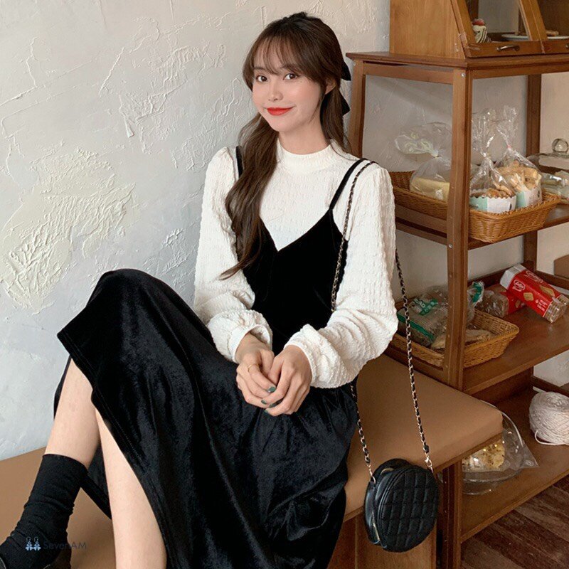 Váy nhung - Phối váy nhung mà không bị nặng nề Váy nhung - Phối váy nhung mà không bị nặng nề